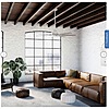 Hunter Loflin Great Room Ceiling Fan with LED Light  Matte White 60 inches $189.99 Free shipping Costco.com