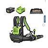 Greenworks 800CFM Backpack Blower (1) 4ah 80V Battery and Leaf Tarp $299.99 Free Shipping Costco.com