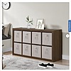 Onin Room Divider with 8 Storage Bins $129.99 White or Dark Brown Free Shipping Costco.com