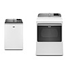 Package - Maytag - 5.3 Cu. Ft. High Efficiency Smart Top Load Washer with Extra Power Button and 7.4 Cu. Ft. Smart Electric Dryer with Extra Power Button - White $999.98 Bestbuy.co