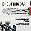 DCK 58V Cordless Chainsaw 16 Inch, Brushless Electric Chain Saw with 4.0Ah Battery & 5A Charger $55.99