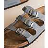 Birkenstock Florida Oiled Leather Sandals (Basalt Gray) $78.72 + Free Store Pickup at Buckle