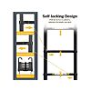 20.3 Foot RIKADE Telescoping Ladder, Lightweight Collapsible Ladder with Detachable Hooks, 330 lbs Capacity $89.99