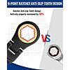 8-Piece WORKPRO 72-Tooth Flex-Head Ratcheting Combination Wrench Set w/ Anti-Slip Design & Rolling Pouch (Metric) $29.99 + Free Shipping w/ Prime or on $35+