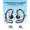 SONQI AI Translation Earbuds w/ Real-Time Translation, Meeting Notes & ENC (Space Gray) $14.99 + Free Shipping w/ Prime or on $35+