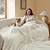 Prime Members: 3-Piece Bedsure GentleSoft Fluffy Comforter Set (Queen, Cream White) $23.99 & More + Free Shipping