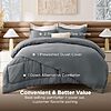 4-Piece Bedsure Mellow Marshmallow Comforter & Duvet Cover Set (Dark Gray, Queen or King) from $21.49 + Free Shipping w/ Prime or on $35+