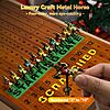 23" YUZPKRSI Foldable Wooden 4-in-1 Horse Racing Board Game w/ Metal Horses, Poker Chips, Chess, Checkers & Tic-Tac-Toe $29.99 + Free Shipping w/ Prime or on $35+
