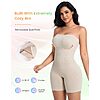 SIMIYA Women’s Tummy Control Shapewear Bodysuit w/ Built-In Bra & Adjustable/Removable Straps (S–XXL, Nude or Black) $9.99 + Free Shipping w/ Prime or on $35+