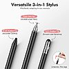 2-Count MEKO 3-in-1 Universal Touchscreen Stylus Pens w/ Various Tips (Black/Rose Gold) $4.49 ($2.25 each) + Free Shipping w/ Prime or on $35+