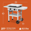 26" LOCO 2-Burner Classic SmartTemp Propane Flat Top Griddle (Chalk) $99.00 + Free Store Pickup at Home Depot