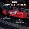 Coleman Broadband Mesh Quad Camping Chair with Carry Bag & Cup Holder, Cooling Mesh Back with Adjustable Arms, Great for Camping, Tailgating, Firepits, Patio, & More $14.97