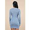 Lulus Women's Precious Charisma Plaid Long Sleeve Lace Bow Mini Dress (Blue, Sizes S-XL) $8.50 + Free Shipping on $50+ Orders