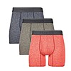 Underwear Boxer Briefs, 3-Pack, Comfort Flex Fit Boxer Briefs for Men, Stretch Mesh (2 options) - $7.75