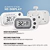 2-Pk FAHZON Waterproof Digital Refrigerator & Freezer Thermometer $5