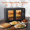 $80 FS WALMART by Patbrela:  25 QT French Door Air Fryer Toaster Oven Combo, Bake, Broil, Roast, 19 Cooking Functions and Digital Controls, NTC Precise Temp Control, 1700W
