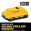 $129: DEWALT 20V MAX Lithium-Ion 6.0Ah and 4.0Ah Battery and Charger Starter Kit at HomeDepot