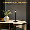 2-Pack 11.4" Kakanuo Rechargeable Battery Operated Table Lamp w/ 3 Color Modes & Stepless Dimming (Black) $11.99 ($6.00 each) + Free Shipping w/ Prime or on $35+