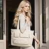 G4Free Casual Tote Bag w/ 15" Laptop Pocket (Beige) $9.99 + Free Shipping w/ Prime or on $35+