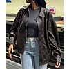 PRETTYGARDEN Women's Faux Leather Oversized Moto Jacket (Various) from  $16.13 + Free Shipping w/ Prime or on $35+