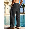 RQP Men's Lightweight Cotton Linen Blend Loose Fit Drawstring Casual Pants w/ Pockets from $9.99 + Free Shipping w/ Prime or on $35+