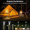 Rechargeable Collapsible Camping Lanterns, Cool Light (6500K), Warm Light (1800K), SOS, and Flashlight Modes, IPX5 Waterproof $24.99