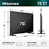 Hisense 75" E7 Cinema Series Hi-QLED Mini-LED 4K UHD 144Hz Smart Fire TV (75E7SF, 2026 NEW) $799.99