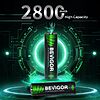 (16 Pack) BEVIGOR AA Rechargeable Batteries, 2800 mAh, 1.2V Ni-MH $12.99