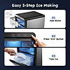 Simzlife Nugget Ice Maker Countertop, 44lbs per Day Soft Chewable Pebble Nugget Ice Machine $179.99