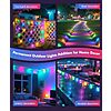 POOFZY Permanent Outdoor Lights, 200ft RGB+IC Smart Outdoor Decor, 50 Scene Modes, App/Remote Control, IP67 $72.19