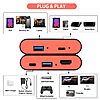 2-in-1 Switch 2 Dock & Capture Card, 1080P 60FPS for Switch 2/OLED & USB-C $24.99