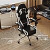 Dowinx Gaming Chair with Footrest, 2D Lift Linkage Armrest, Massage Lumbar, 330lbs Capacity $59.99