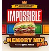 Play BK Impossible Whopper memory mix game for crowns in the app
