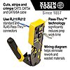 Klein Tools Ratcheting Data Cable Crimper / Cutter + 50-Pk CAT6 RJ45 Data Plugs $49.97 + Free S&H at Amazon