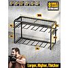 Spampur 3-Layer Heavy Duty Metal Tool Organizer Wall Mount (8 Drill Holder) $17.99 + Free S&H w/ Prime or $35+