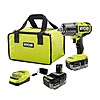 $180: RYOBI ONE+ HP 18V Brushless Cordless 4-Mode 1/2 in. High Torque Impact Wrench Kit with (2) 4.0 Ah Batteries and Charger at HomeDepot