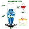 Birdream 25 oz Glass Hummingbird Feeders Metal Base w/ 360° Perch Ring(Blue) $9.09 + Free S&H w/ Prime or $35+