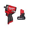 $206: Milwaukee M12 FUEL 1/2" Brushless Cordless Stubby Impact Wrench with 5.0Ah Battery at HomeDepot