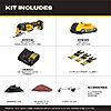 DEWALT XR 20-volt Max Cordless Brushless Variable speed 13 -Piece Oscillating Multi-Tool ( 1 -Batteries Included and Charger Included ) | DCS356D1 $99