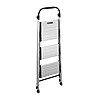 Cosco 3 Step All Aluminum Step Stool: Lightweight Gray & Black Ladder, 225 lb Capacity, No Assembly Required $34.99