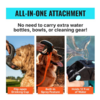 Spleash All-In-One Dog Leash Handle w/ Water Cup & Spray $7 + Free Shipping