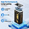 4-Pack HW 3600mWh Rechargeable 9V Batteries w/ 4-Slot Charger $14.26 + Free Shipping w/ Prime or on $35+