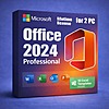 Microsoft Office 2024 Professional for Windows 10/11 (2 PCs, Lifetime, Digital Download) + Excel Templates Bundle $10