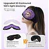LC-dolida 3D Blackout Sleep Mask w/ Bluetooth 5.4 Headphones (Purple) $10.99 + Free Shipping w/ Prime or on $35+