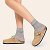 Dream Pairs Women's Bow Suede Mule Clogs (Apricot) $14.94 + Free Shipping w/ Prime or on $35+