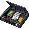 BILLCONCH Biometric Safe w/ Electronic Lock & LED Light (Black) $34.99 + Free Shipping w/ Prime or on $35+