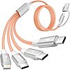 5' MPATIBY 4-in-2 Multi Charging Cable w/ Dual USB-A & USB-C Inputs (2 colors) $4.95 + Free Shipping w/ Prime or on $35+