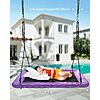 60" x 32" Everyfun Rectangle Platform Tree Swing w/ Adjustable Straps (Purple) $39.96 + Free Shipping