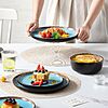 24-Pc vancasso AMBER Stoneware Plates & Bowls Dinnerware Set for 8 (Light Blue) $54.99 + Free Shipping