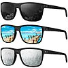 3-Pack Kaliyadi Men's Polarized UV400 Rectangle Sunglasses (various) from $10.19 + Free Shipping w/ Prime or on $35+